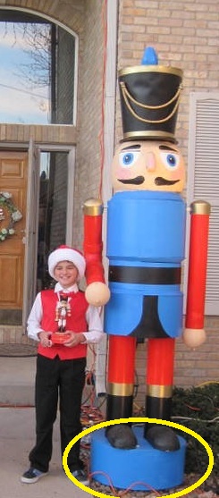 how to make a life size nutcracker soldier